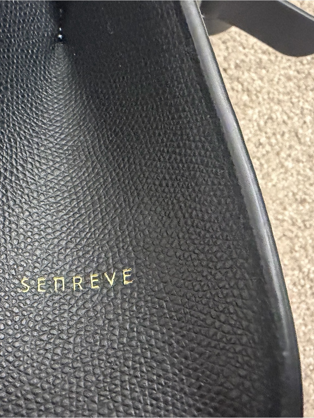 Senreve maestro Structured Black Crossbody Bag with Top Handle - Picture 8 of 8